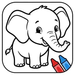 Ejemplo de dibujo para colorear generado con ProfeYA