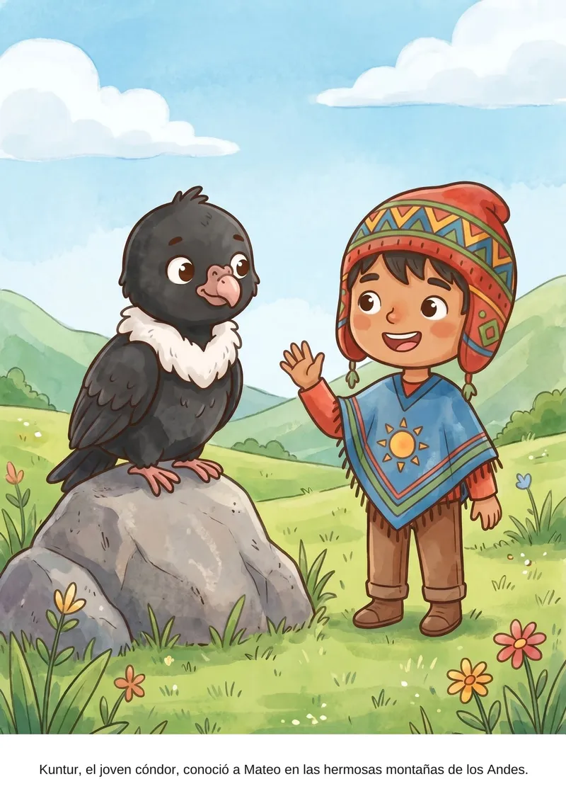 Cuento de Kuntur y Mateo: Una Amistad en las Alturas