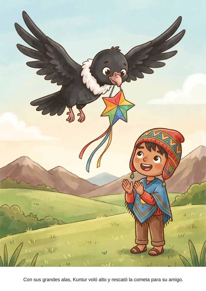 Cuento de Kuntur y Mateo: Una Amistad en las Alturas en PDF — página 3 de 5
