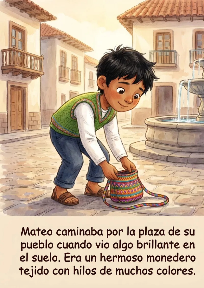 Cuento del Verdadero Tesoro de Mateo para imprimir — Primaria