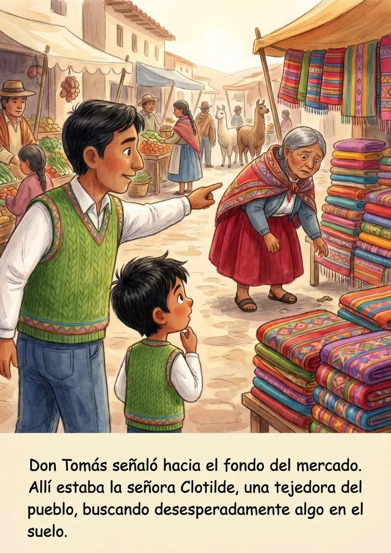 Cuento del Verdadero Tesoro de Mateo para imprimir en PDF — página 4 de 5